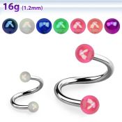 speuvbab spirals twisters acrylic body jewelry eyebrow
