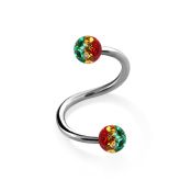 spfr5r spirals twisters surgical steel 316l eyebrow