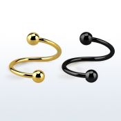 spt18b3 spirals twisters anodized surgical steel 316l eyebrow