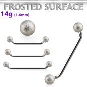 subbfo5 straight barbells surgical steel 316l surface piercings