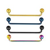 subta surface piercing anodized surgical steel 316l surface piercings