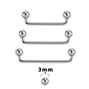 sudb3 surface piercing surgical steel 316l surface piercings