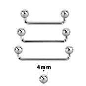 sudb4 surface piercing surgical steel 316l surface piercings