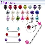 sudpr5 surface piercing surgical steel 316l with acrylic parts surface piercings