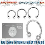 ublk474 horseshoes titanium g23 implant grade belly button