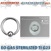 ublk489 hoops captive rings titanium g23 implant grade ear lobe