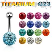 ubnfr10 belly rings titanium g23 implant grade belly button