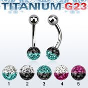 ubnfr6e belly rings titanium g23 implant grade belly button