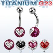 ubnfr8b belly rings titanium g23 implant grade belly button