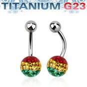 ubnfr8r belly rings titanium g23 implant grade belly button