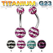 ubnfrgd belly rings titanium g23 implant grade belly button