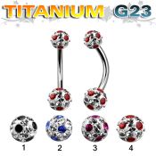 ubnfrsa belly rings titanium g23 implant grade belly button