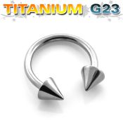 ucbcn horseshoes titanium g23 implant grade belly button