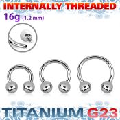 ucbeb4si titanium internal horseshoe 4mm balls