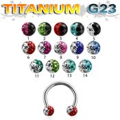 ucbfr3e horseshoes titanium g23 implant grade belly button