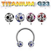 ucbfr6a horseshoes titanium g23 implant grade belly button