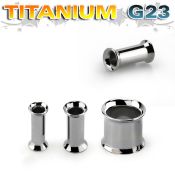 udpg tunnels gauges titanium g23 implant grade ear lobe