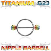 ugfnpe5 straight barbells titanium g23 implant grade nipple