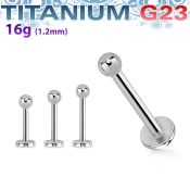 ulb25 labrets lip rings titanium g23 implant grade labrets chin