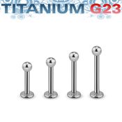 ulbb3g titanium labret stud 14g 3mm ball