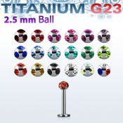 ulbca25 labrets lip rings titanium g23 implant grade labrets chin