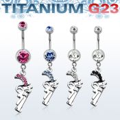 umcd358 belly rings titanium g23 implant grade belly button