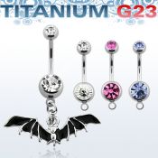 umcd569 belly rings titanium g23 implant grade belly button