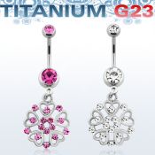 umcd573 belly rings titanium g23 implant grade belly button