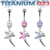 umcdz103 belly rings titanium g23 implant grade belly button