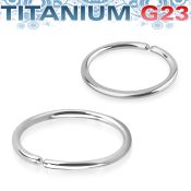 usel20 annealed astm f 136 titanium seamless ring hoop