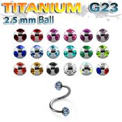 uspemj25 spirals twisters titanium g23 implant grade eyebrow