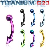 utbnebcn micro curved barbells anodized titanium g23 implant grade eyebrow