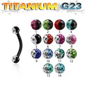 utbnfr3e micro curved barbells anodized titanium g23 implant grade eyebrow