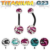 utbnfrgc belly rings anodized titanium g23 implant grade belly button
