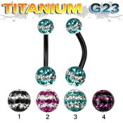 utbnfrsd belly rings anodized titanium g23 implant grade belly button