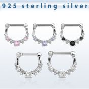 vsepl16 straight barbells silver 925 septum