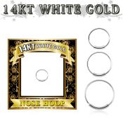 w14end gold seamless and segment rings nose piercing