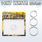 wsel18 seamless segment rings gold nose