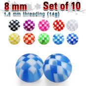 xckbal8 loose body jewelry parts acrylic body jewelry 