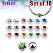 xdpbc3 loose body jewelry parts surgical steel 316l 