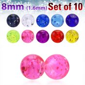 xgtb8 loose body jewelry parts acrylic body jewelry belly button
