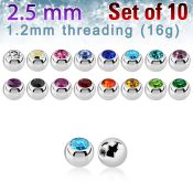 xjb25 loose body jewelry parts surgical steel 316l 