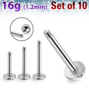 xlb16g loose body jewelry parts surgical steel 316l belly button