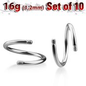 xsp16g loose body jewelry parts surgical steel 316l belly button