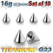 xucn4s loose body jewelry parts titanium g23 implant grade belly button