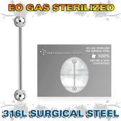 zbbind surgical steel industrial barbell sterilized