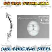 zbnecn micro curved barbells surgical steel 316l eyebrow