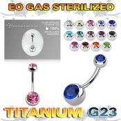 zubn2cg belly rings titanium g23 implant grade belly button