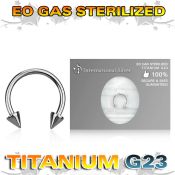 zucbecn horseshoes titanium g23 implant grade belly button