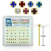 18nypxm bend it to fit nose studs silver 925 belly button